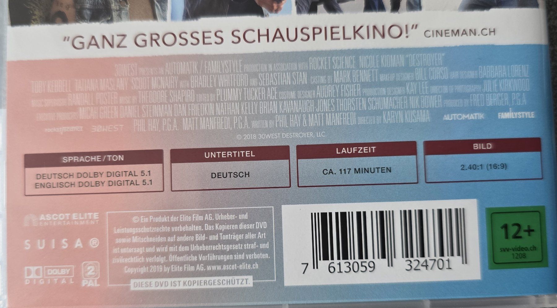 Tutti i DVDs: DVD Destroyer / Nicole Kidman – Usato da Oetwil am See venduto da fineli2 1