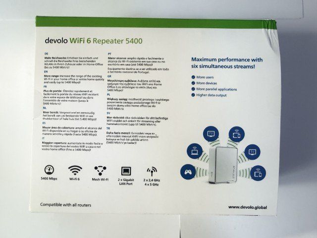 Devolo WiFi: 2 Stk. devolo WiFi 6 Repeater 5400 Mesh – Usato da Hilterfingen venduto da Tomz 3