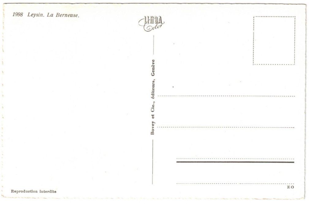 Cartes postales: Leysin - Berneuse mit Restaurant + Gondelbahn – D'occasion à Binningen par Mountainrider 1