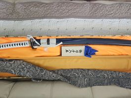 Katana Samuraischwert mit Koshirae und Kiste neu
