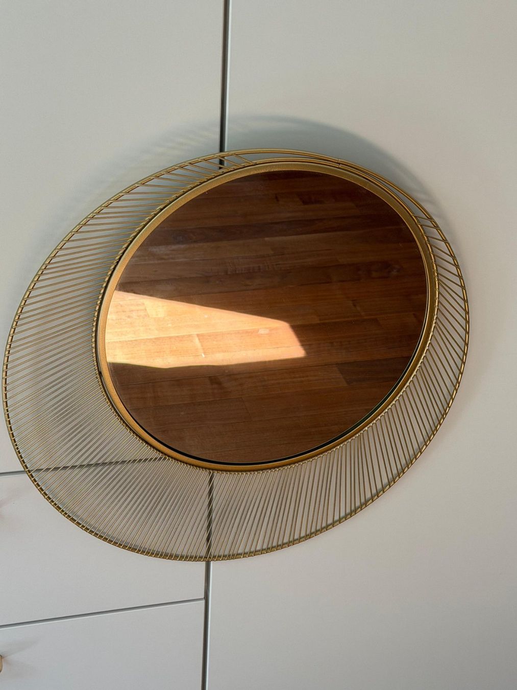 Maisons du monde Specchi: Maisons du Monde round gold mirror – Usato da Zürich venduto da emi_j76q 2