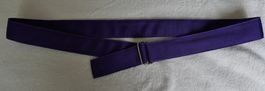 Ceinture Polo Ralph Lauren, toile violette, made in USA