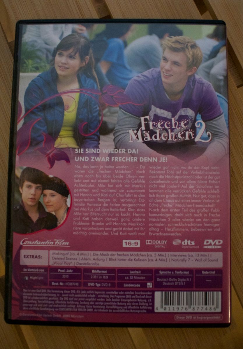 Tutti i DVDs: DVD Freche Mädchen 2 – Usato da Eschikofen venduto da anj_98vh 1