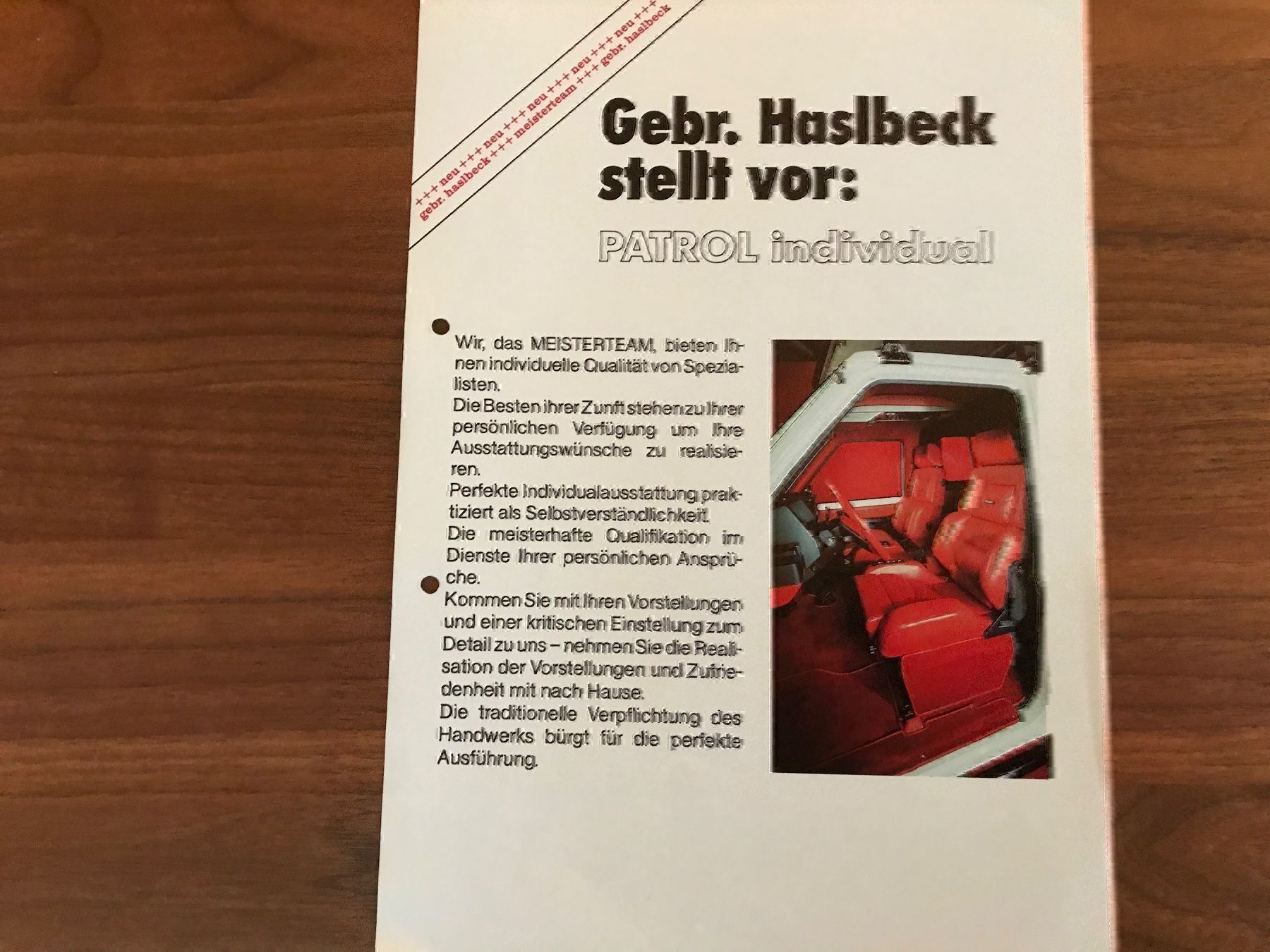 Documenti: Gebr.Haslbeck Prospekt – Usato da Balterswil venduto da Jeko1967 1