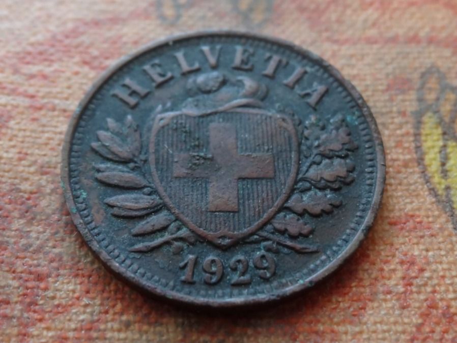 Tutti le monete: 2 Rp. 1929   (C) – Usato da Romanel-sur-Lausanne venduto da Swift13