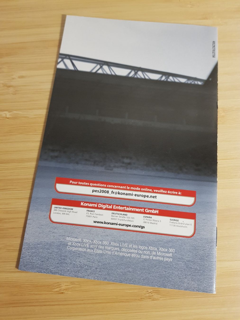 Microsoft Spiele: Spielanleitung PES 2008 Xbox 360 – Gebraucht aus Münchenstein von 2DGames 1