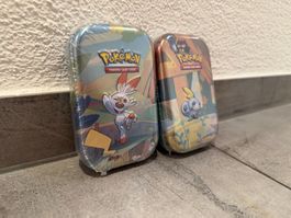 Pokémon Galar Pals Mini Tins 2020 OVP Scorbunny & Sobble