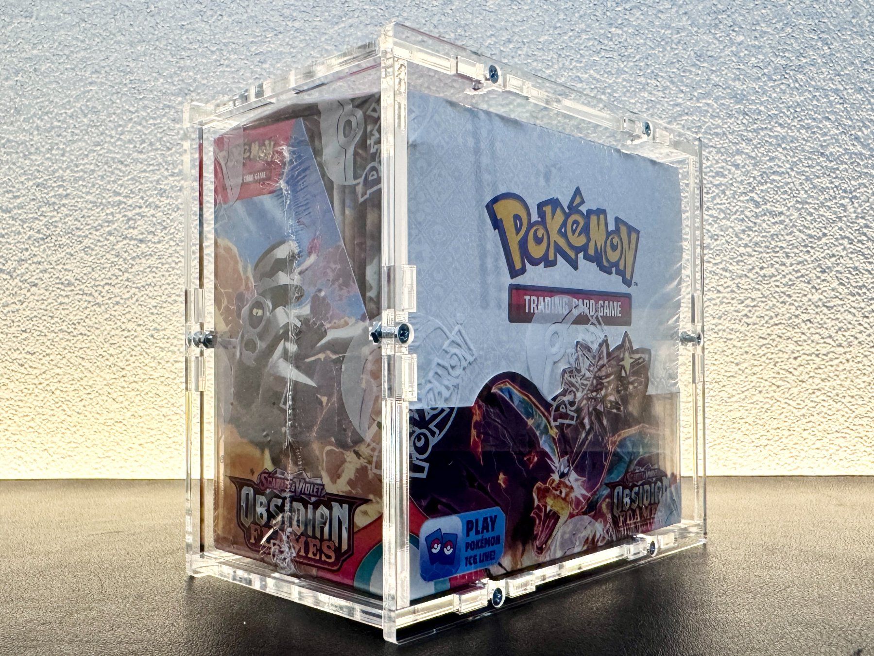 Pokémon Carte collezionabili: Pokémon Obsidian Flames Display EN OVP + Acrylbox – Nuovo e nell'imballaggio originale da Schlatt TG venduto da catch_up 1