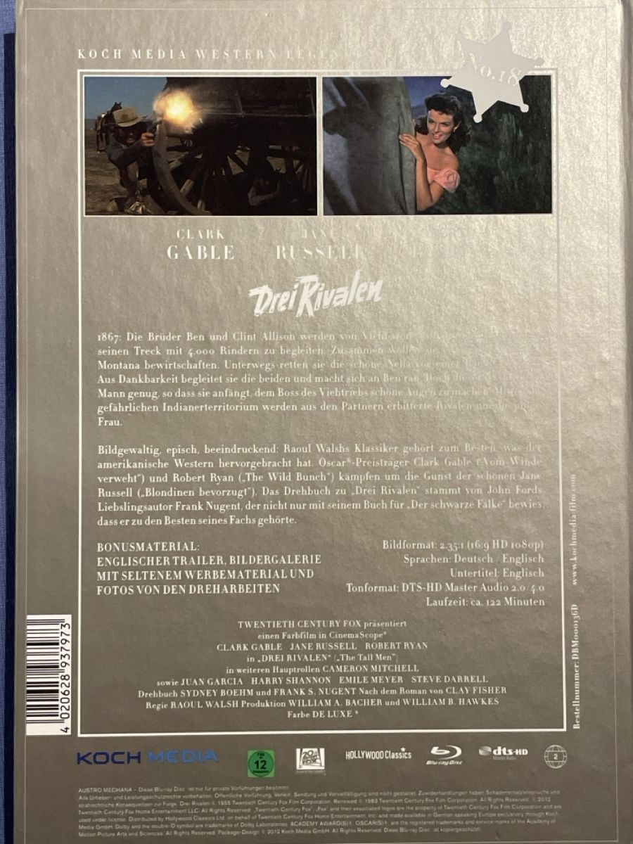 Tutti i DVDs: Drei Rivalen (1955)  selten! – Usato da Waldenburg venduto da Gonzo8 1
