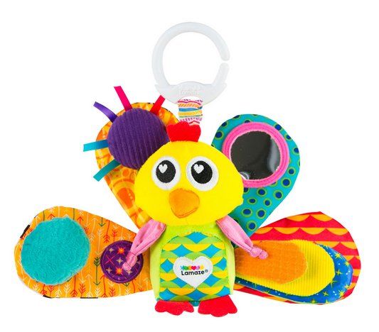 Lamaze Plüschtier 'Mein Freund Lucas' Mit Clip – Sensorisches Spielzeug Für Kinderwagen & Babys