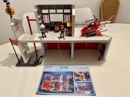 Playmobil 9462 Caserne de pompiers avec hélicoptère