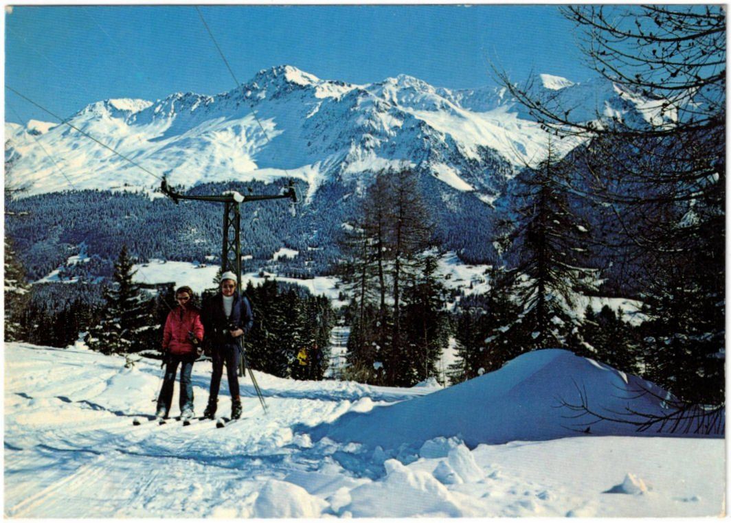 Cartoline postali: Lenzerheide - Skilift Tgantieni – Usato da Binningen venduto da Mountainrider