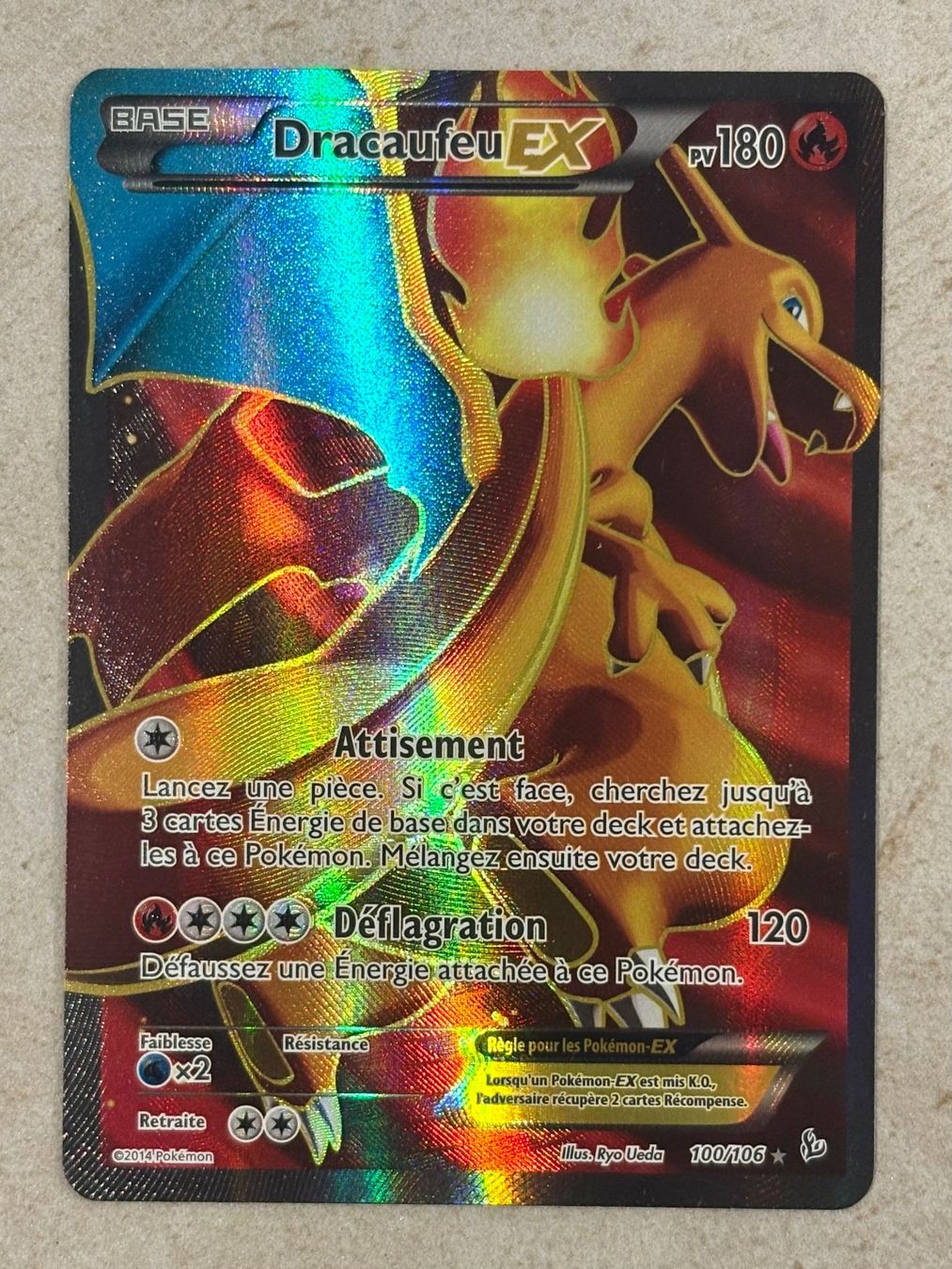 Charizard EX 100/106 - NM - FR - Ultra Collector (Gebraucht) in Chêne ...