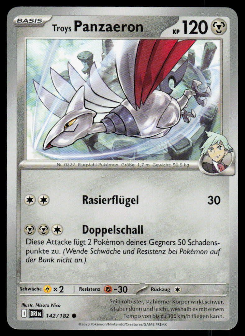 Pokémon Sammelbilder & Trading cards: Pokemon Troys Panzaeron 142/182 – Gebraucht aus Herisau von Pokemon2025