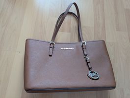 Michael Kors Tote Bag Braun Leder