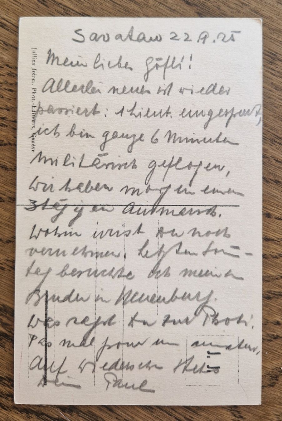 Cartoline postali: Saint Maurice 1925 – Usato da Ebikon venduto da Donar50 2