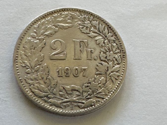 Tutti le monete: 2fr 1907 – Usato da Erlach venduto da gubbe1 1