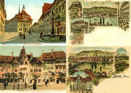 1900-1910 Stein am Rhein 8 Repro v. alten Ansichtskarten