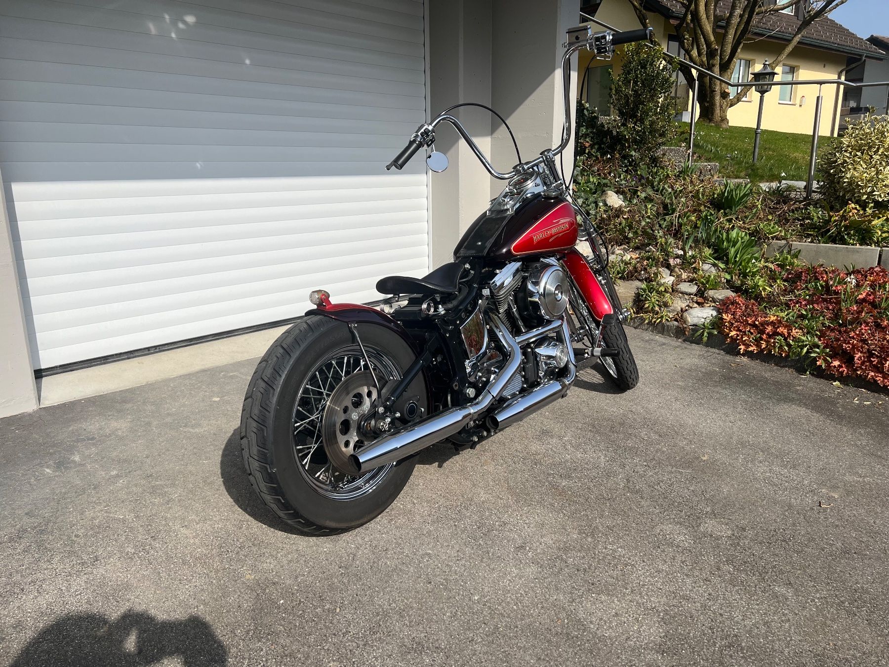 Harley-Davidson Chopper: HARLEY-DAVIDSON FXSTS Springer Softail Bobber – Usato da Wittenbach venduto da DagobertDuck01 4