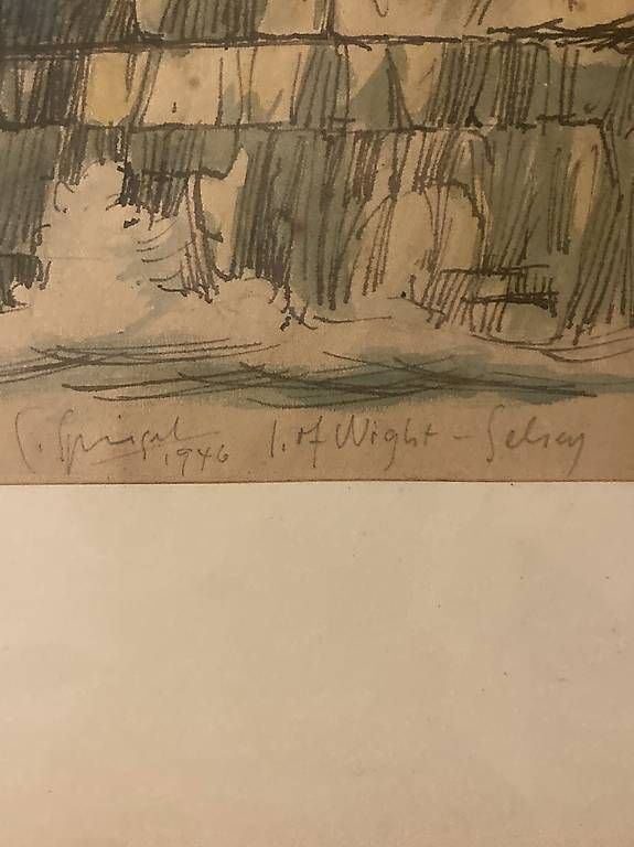 Dipinti: Aquarell Isle of Wight – Usato da Biel/Bienne venduto da rebasel 1