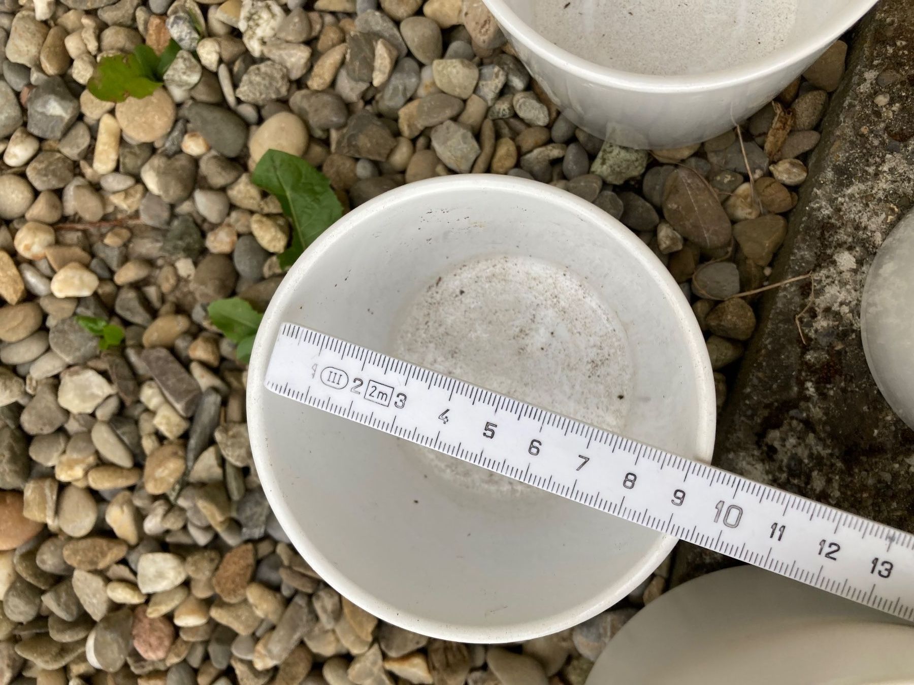 Vasi per fiori: 6x Übertöpfe weiss – Usato da Hitzkirch venduto da eve_may 7