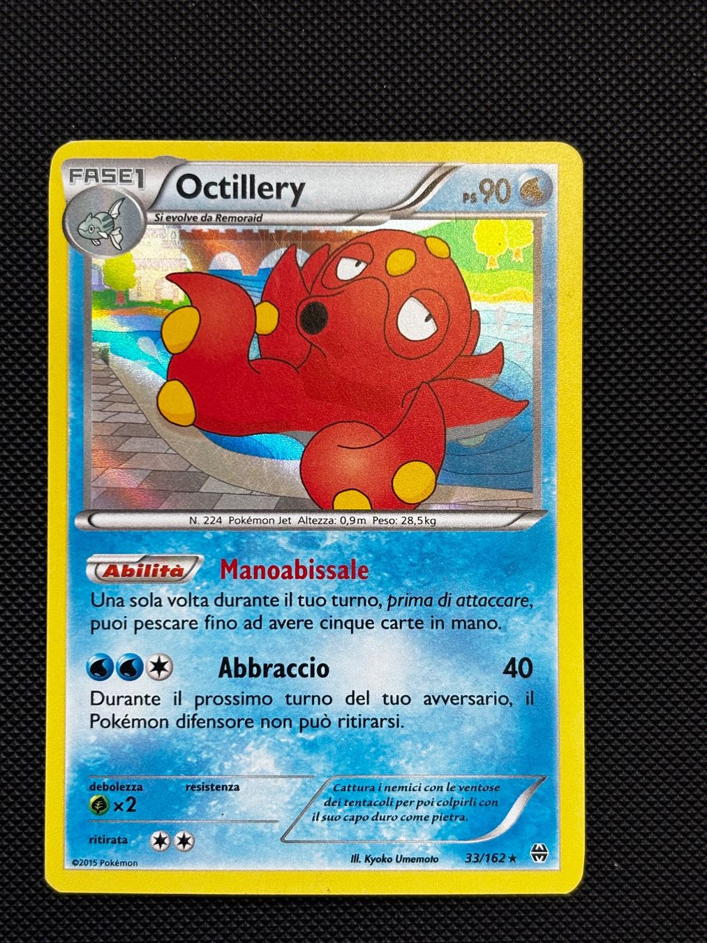 Pokémon Carte collezionabili: It -  Octillery Holo 33/162 - Pokémon – Usato da Neuchâtel venduto da caraadrynn 2
