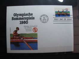USA 1980 Olympische Sommerspiele LA  FDC