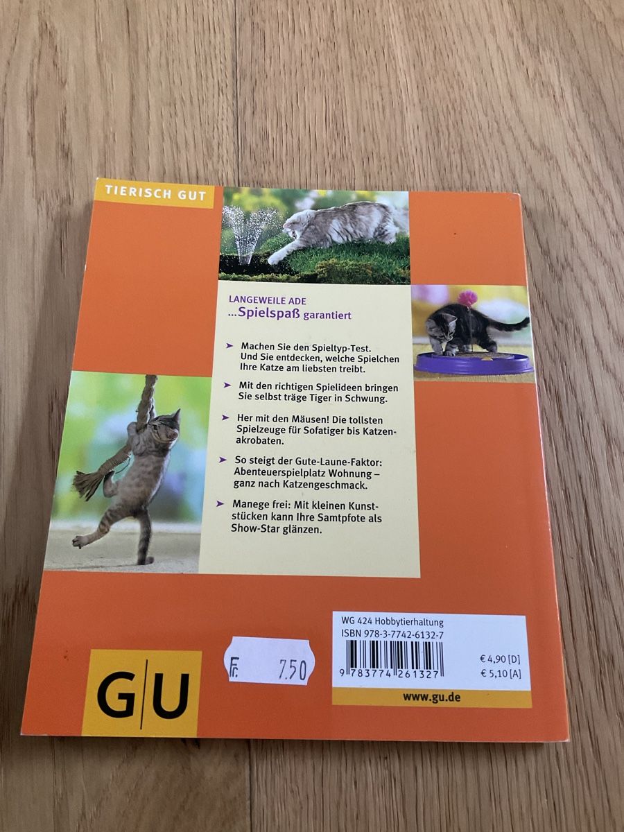 Bücher: Katzen Spiele Buch: pfiffig, spassig & spannend – Gebraucht aus Wichtrach von Aramis3628 3