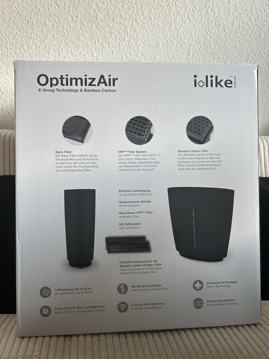 Purificatori d'aria: ilike OptimizAir Luftreiniger Esmog HarmonisiererBioresonanz – Nuovo (secondo la descrizione) da Basel venduto da Betav8 7