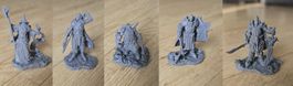 5x different Miniatures 3d printed fantasy board games dnd