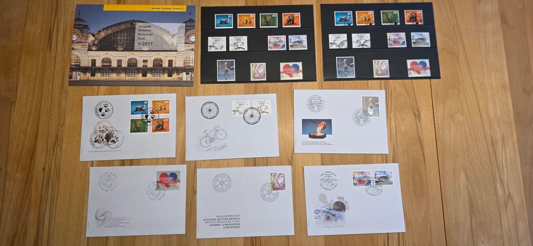Alle Briefmarken: CH-Briefmarken Jahresausgabe 2017 – Neu (gemäss Beschreibung) aus Wettswil von Schnuebe