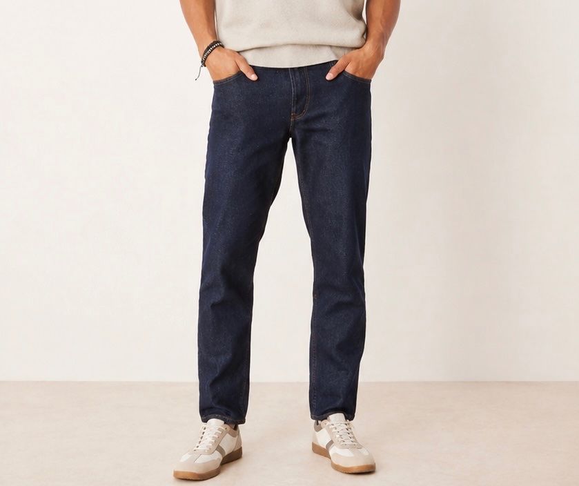Asos Jeans: Tapered Jeans dark wash blue – Usato da Bülach venduto da 01s_7n8l