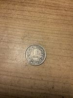 1 Schweizer Franken Silber Münze Jahrgang 1946