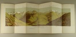PANORAMA COL D’ARVES, PYRENÄEN, FRANKREICH 1873