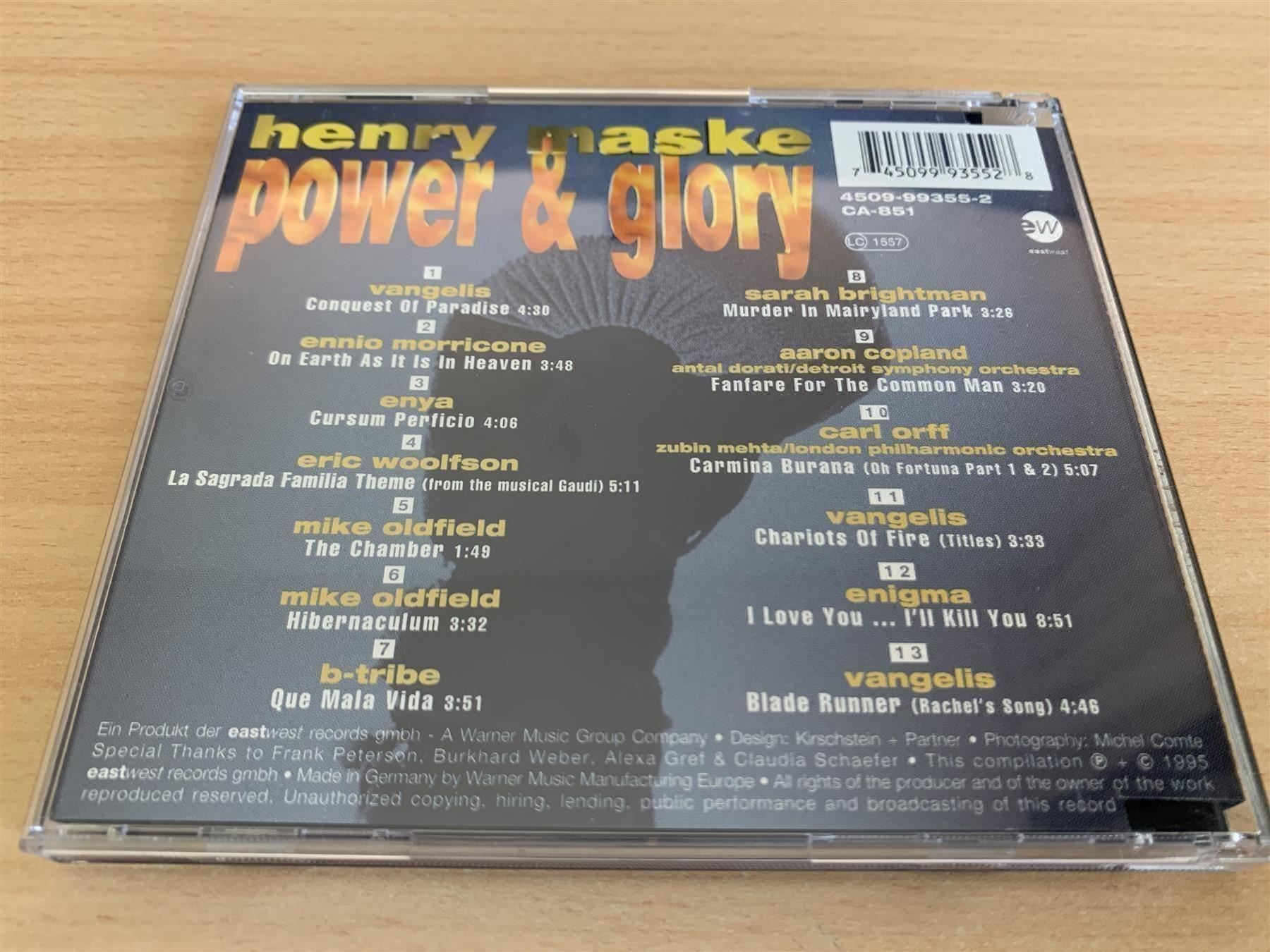 CDs: Henry Maske - Power & Glory – D'occasion à Rikon im Tösstal par Alpenmutz 1