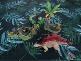 Playmobil Dinosaurs Set Stegosaurus and prehistoric landscap