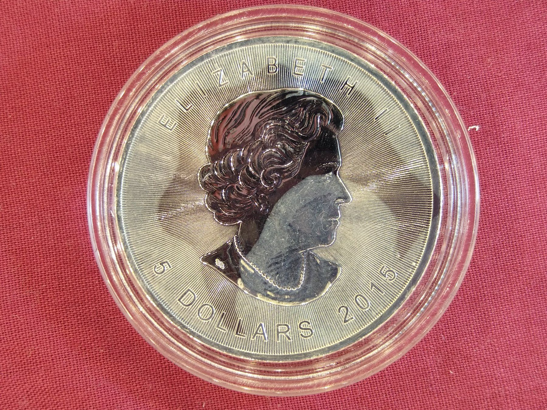 Alle Münzen: Silber Maple Leaf 1 oz - 2015 – Gebraucht aus Dättlikon von Quarz58 3