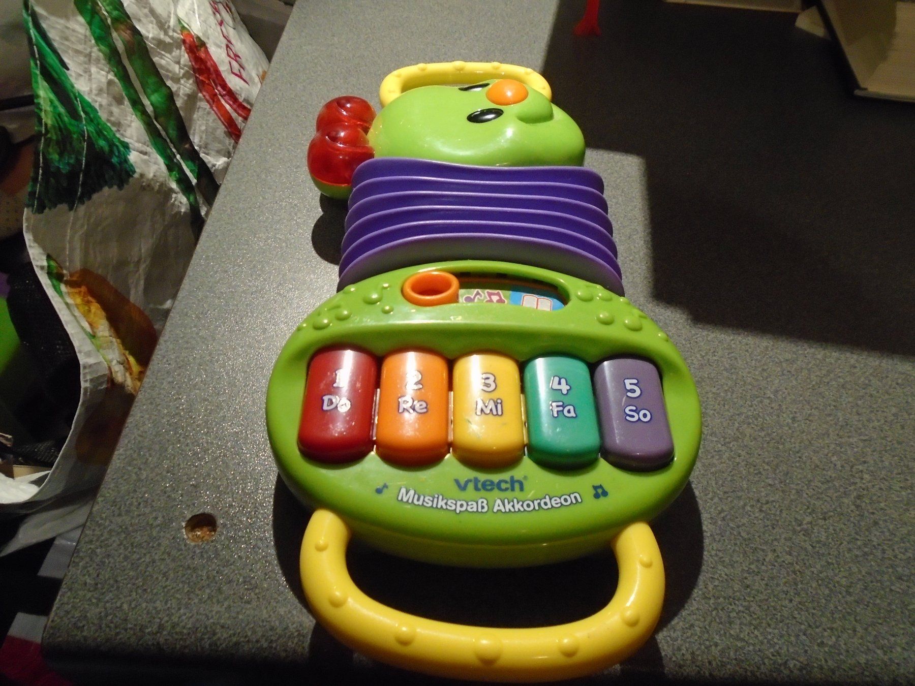 Vtech Giocattoli: Musikspass Akkordeon, vtech, Raupe – Usato da Zürich venduto da abraxas1291 1