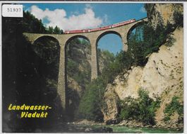 Landwasser-Viadukt der Rhätischen-Bahn bei Filisur