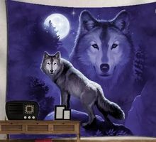Wandbehang Wolf 95cm x 73cm