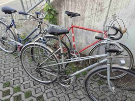 3x Oltimer Fahrräder zum bereitstellen oder ersatzteile