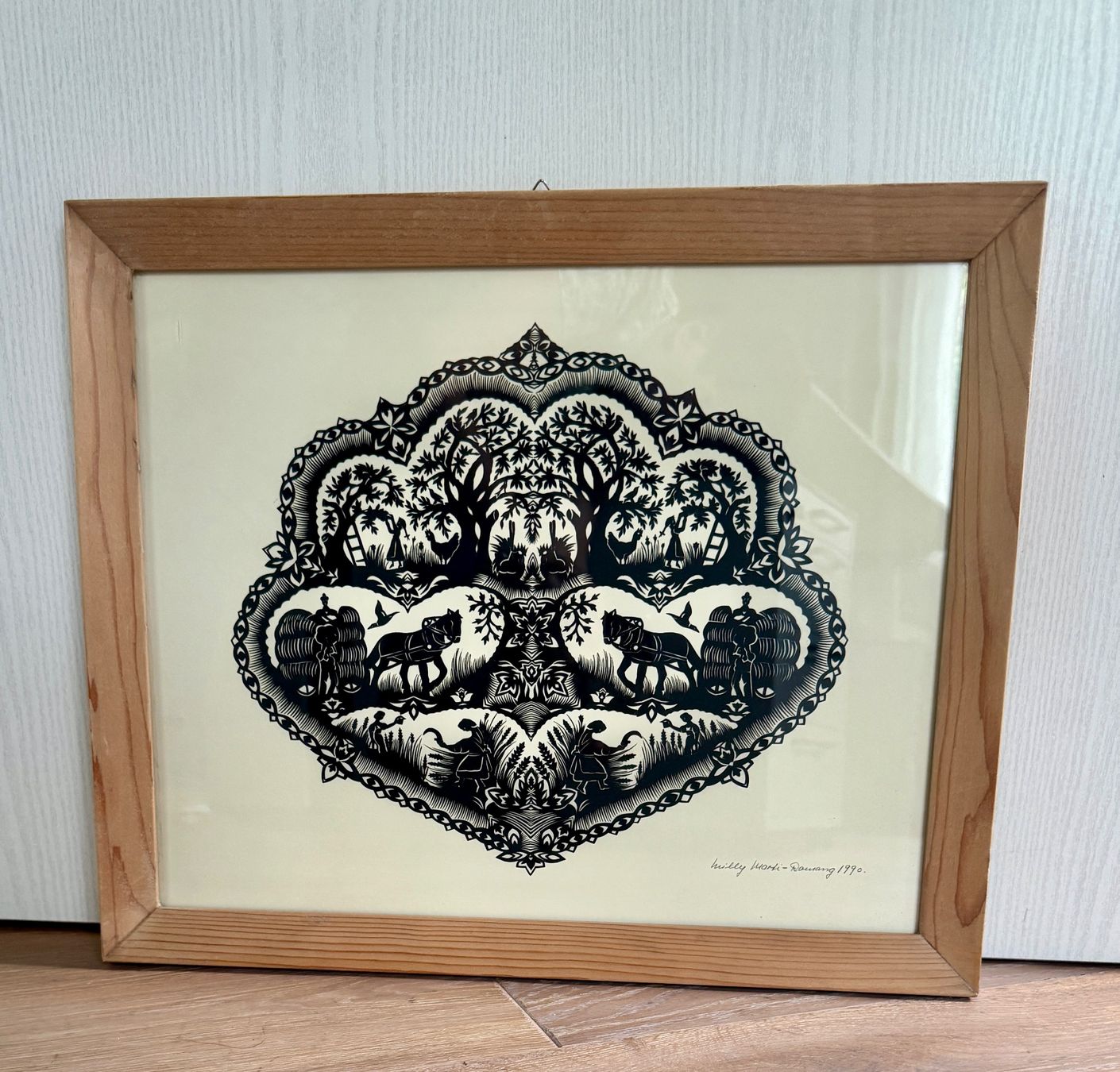 Grafica & Litografie: Scherenschnitt 50 x 41 cm - MARTI – Usato da Rothrist venduto da Luckywinner 5