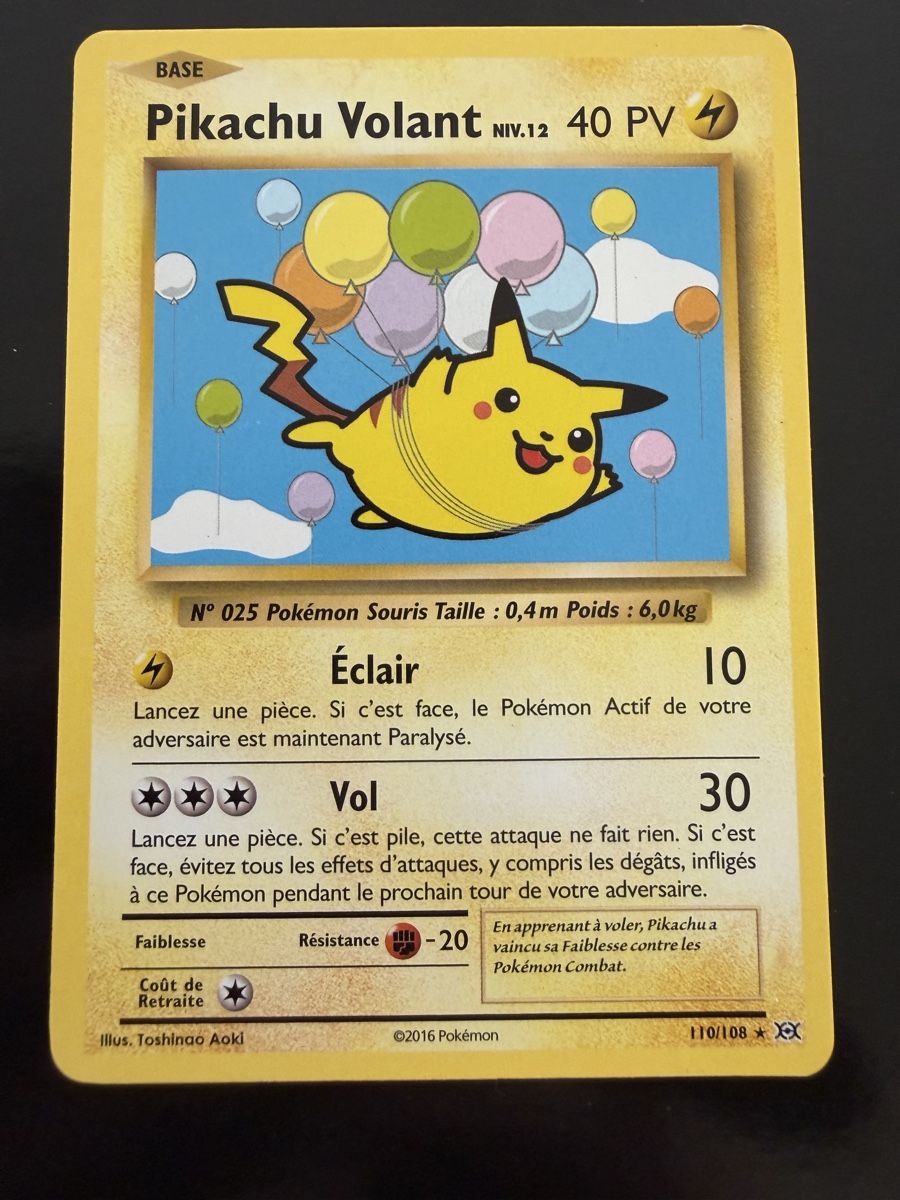 Pokémon Carte collezionabili: Carte Pokémon Pikachu Volant – Usato da Echallens venduto da leo_dk2d