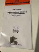 1/48 MESSERSCHMITT BF 109G TROPICAL DUST FILTER FÜR EDUARD