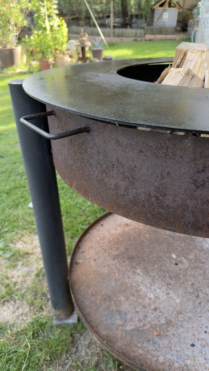 Bracieri: Feuerschale Nouvel mit Grillring – Usato da Thunstetten venduto da Specht71 2