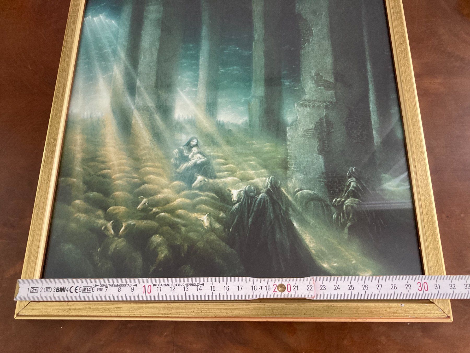 Foto & Immagini: FRIEDRICH  HECHELMANN   Kunstdruck von Gemälde  Heiligenbild – Usato da Subingen venduto da ArtBead 7