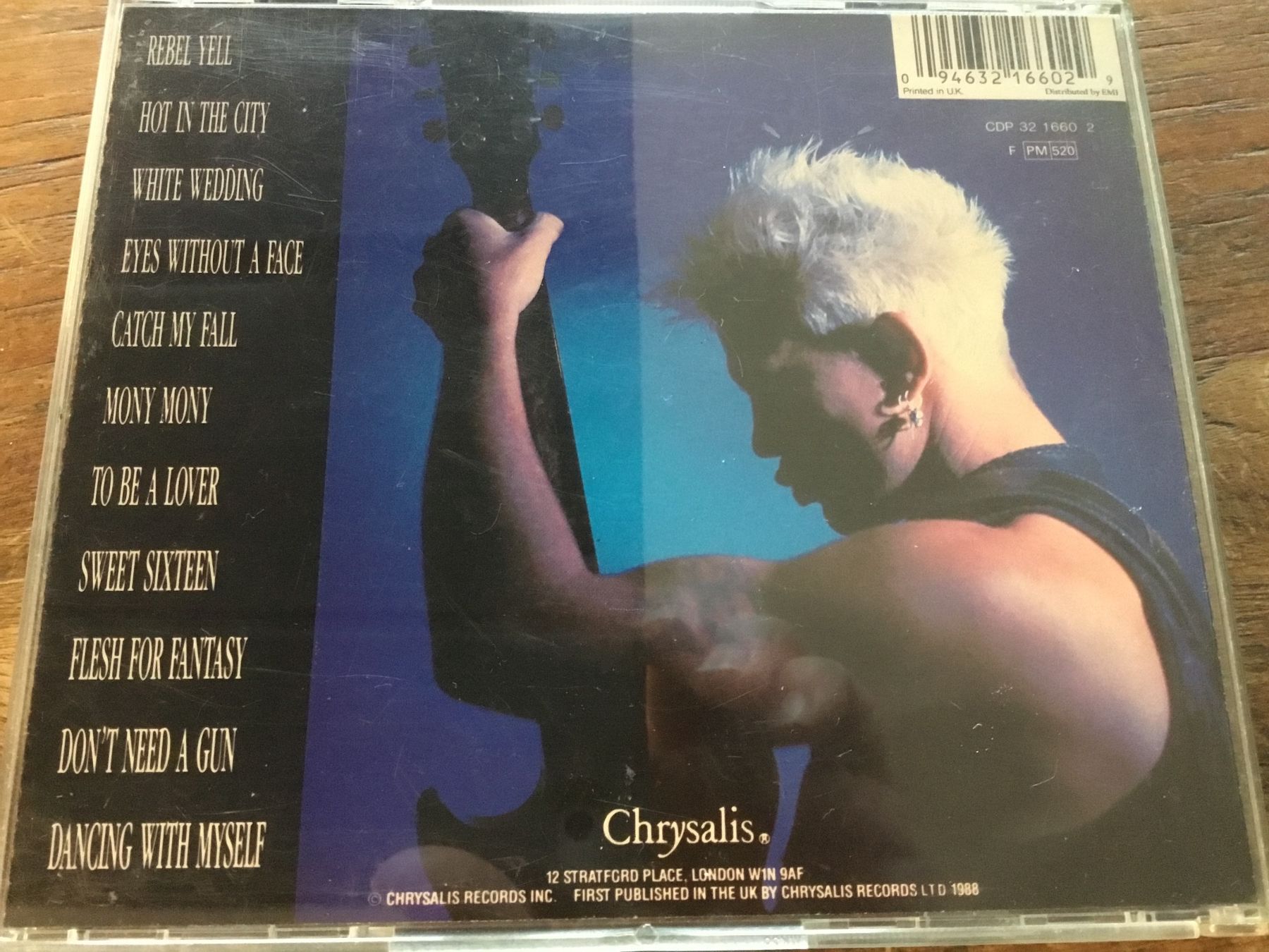 CDs: Billy Idol - Songs CD - Best of - – Gebraucht aus Thierachern von sweden08 1