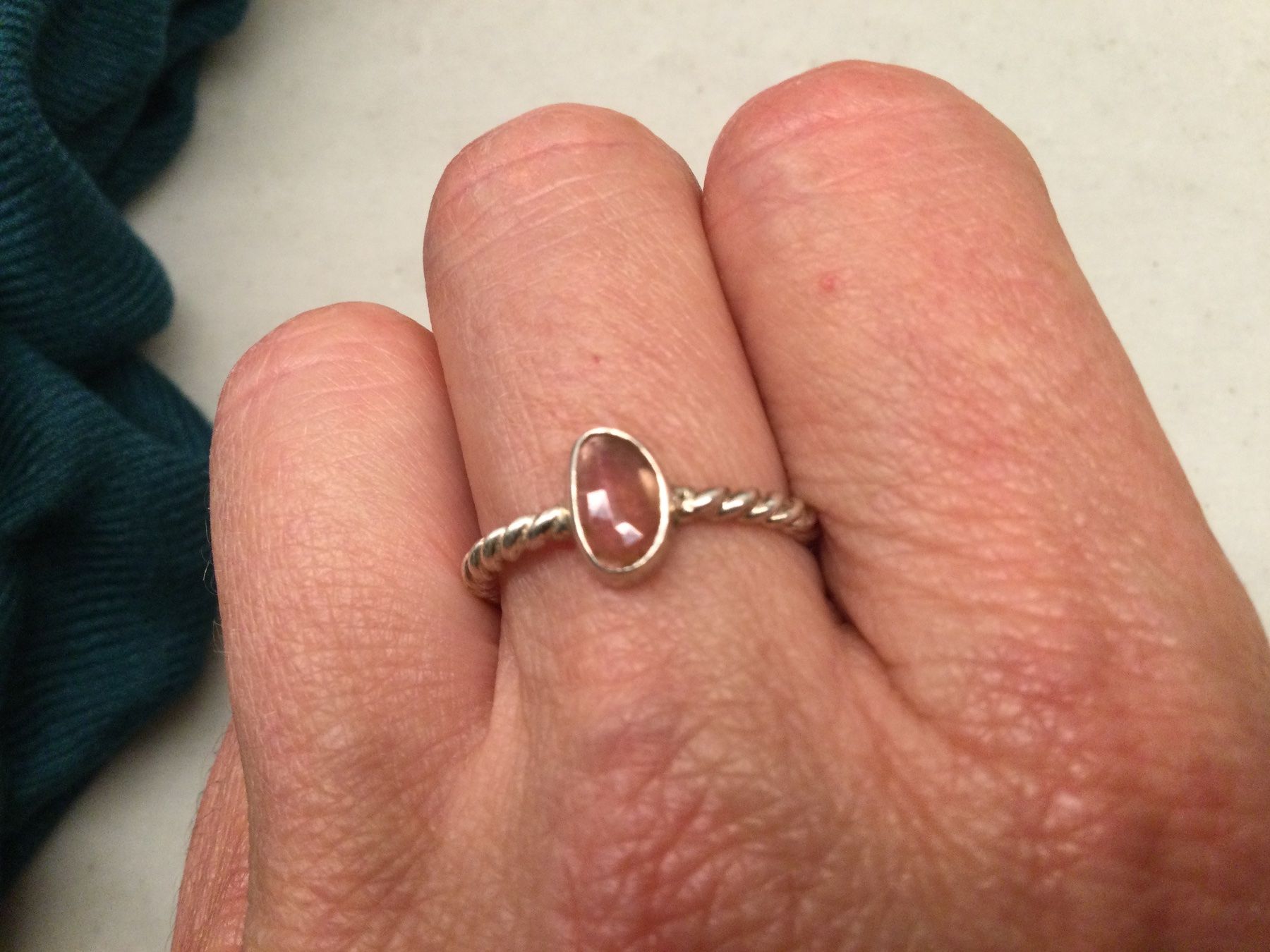 Anelli: Bague Quarz Rose - Ring Quarz – Usato da Zürich venduto da Janakpur 2
