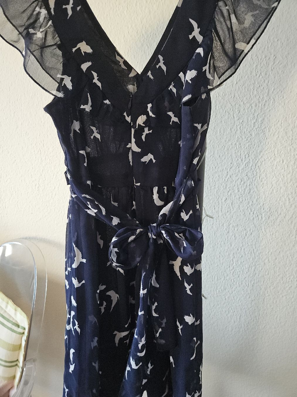 Vestiti: Sommerkleid dunkelblau mit Vögel – Usato da Zürich venduto da LK0138 4