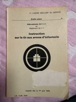 Instruction sur le tir aux armes d’infanterie